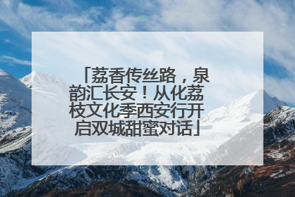 荔香传丝路，泉韵汇长安！从化荔枝文化季西安行开启双城甜蜜对话