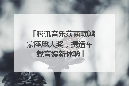 腾讯音乐获两项鸿蒙座舱大奖，携造车载音娱新体验