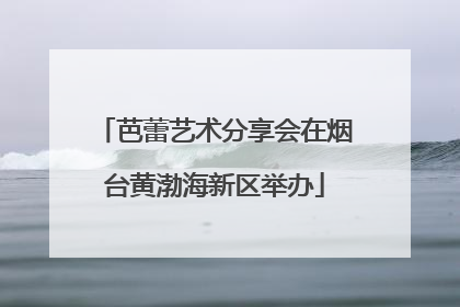 芭蕾艺术分享会在烟台黄渤海新区举办
