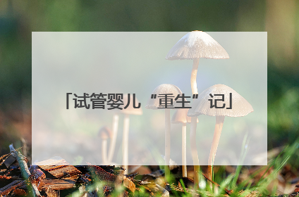 试管婴儿“重生”记