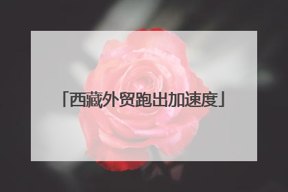 西藏外贸跑出加速度