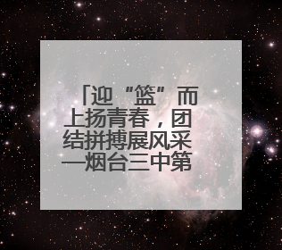 迎“篮”而上扬青春，团结拼搏展风采—烟台三中第十七届体育文化节篮球赛