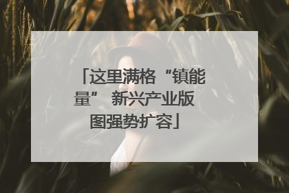 这里满格“镇能量” 新兴产业版图强势扩容