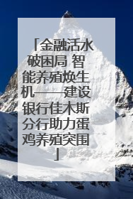 金融活水破困局 智能养殖焕生机——建设银行佳木斯分行助力蛋鸡养殖突围