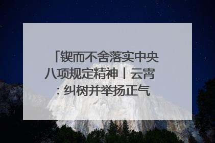 锲而不舍落实中央八项规定精神丨云霄：纠树并举扬正气 作风建设谱新章