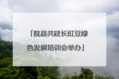 院县共建长豇豆绿色发展培训会举办