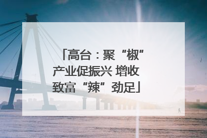 高台：聚“椒”产业促振兴 增收致富“辣”劲足