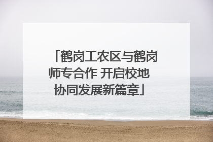 鹤岗工农区与鹤岗师专合作 开启校地协同发展新篇章