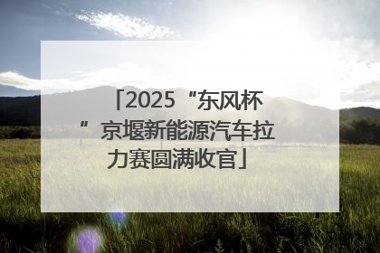 2025“东风杯”京堰新能源汽车拉力赛圆满收官