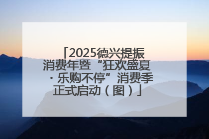 2025德兴提振消费年暨“狂欢盛夏・乐购不停”消费季正式启动（图）