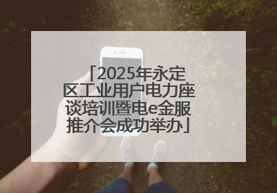2025年永定区工业用户电力座谈培训暨电e金服推介会成功举办