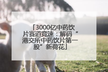 3000亿中药饮片赛道竞速：解码“港交所中药饮片第一股”新荷花