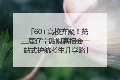 60+高校齐聚！第三届辽宁融媒高招会一站式护航考生升学路